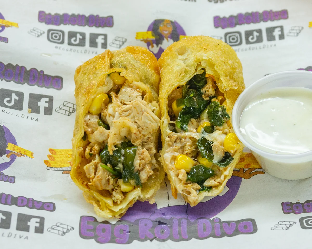 Southwestern Chicken Egg Rolls